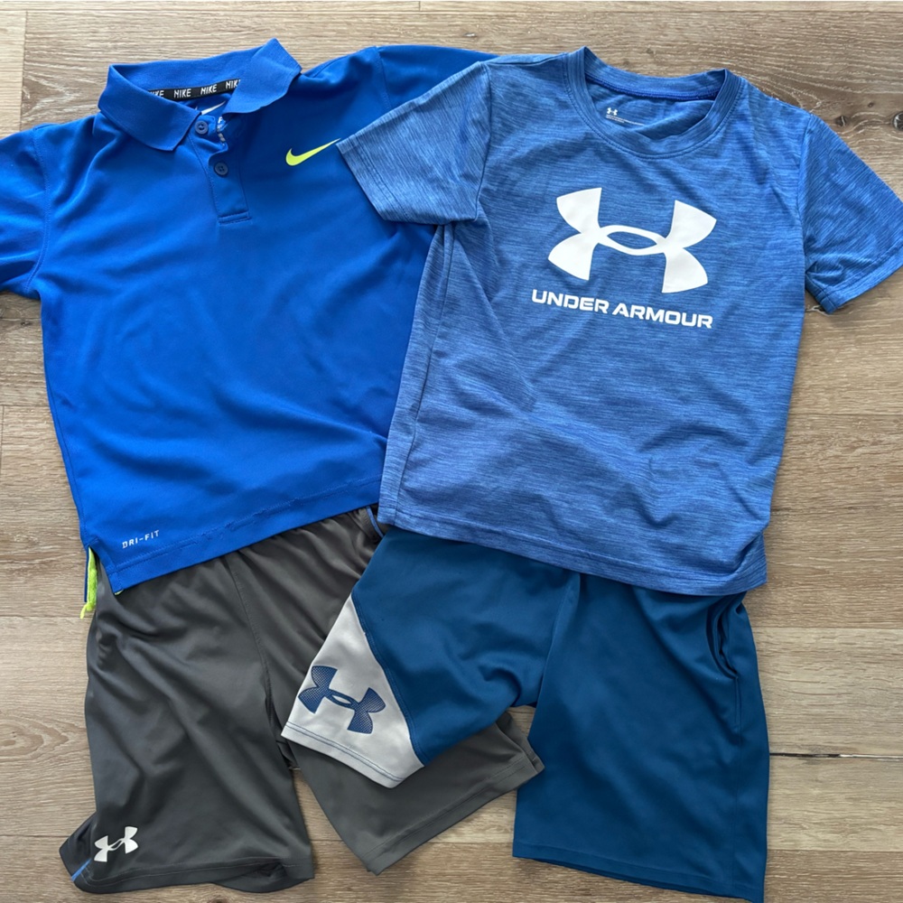 Under Armour/ Nike tees and shorts